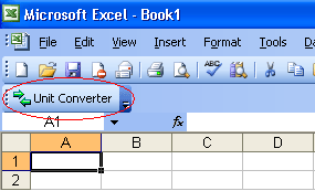 Unit Converter toolbar